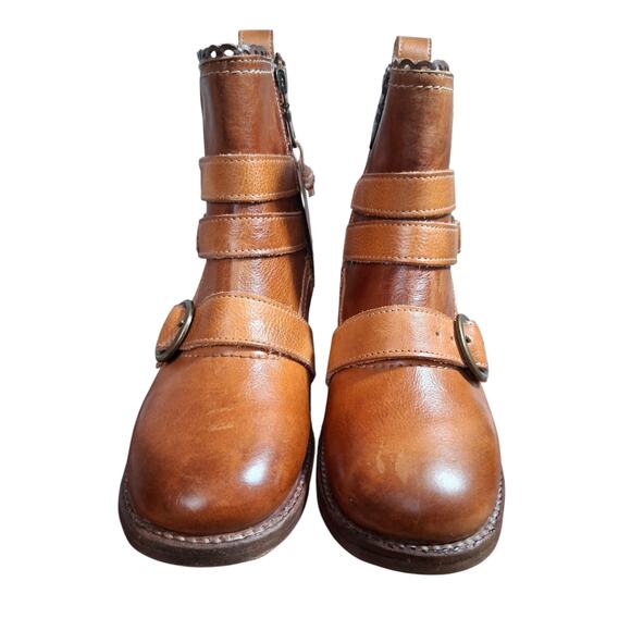 Bed-Stu Oak Tree Farms Bady Women's 6.5 Hand Crafted Leather Steampunk Boots - Picture 6 of 13